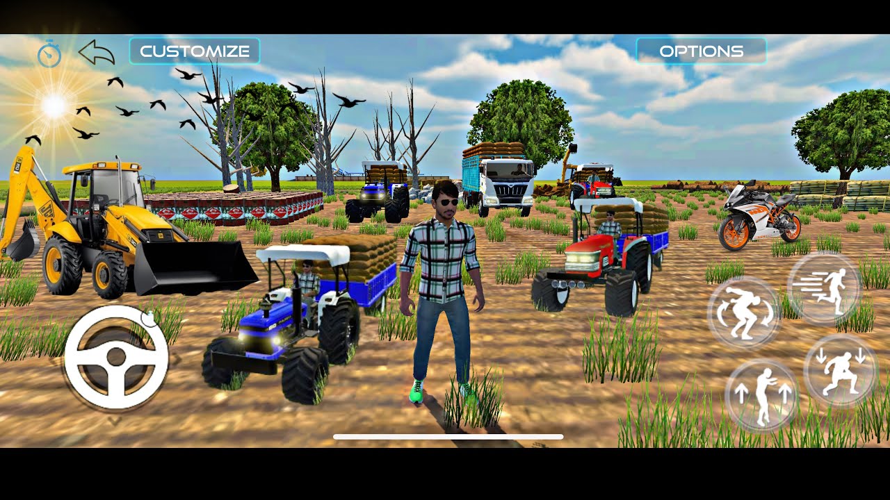 💥Drive JCB and Unloading Stone From Dumper in Game || Indian vehicle simulator 3D || Rohit GamerZ 
