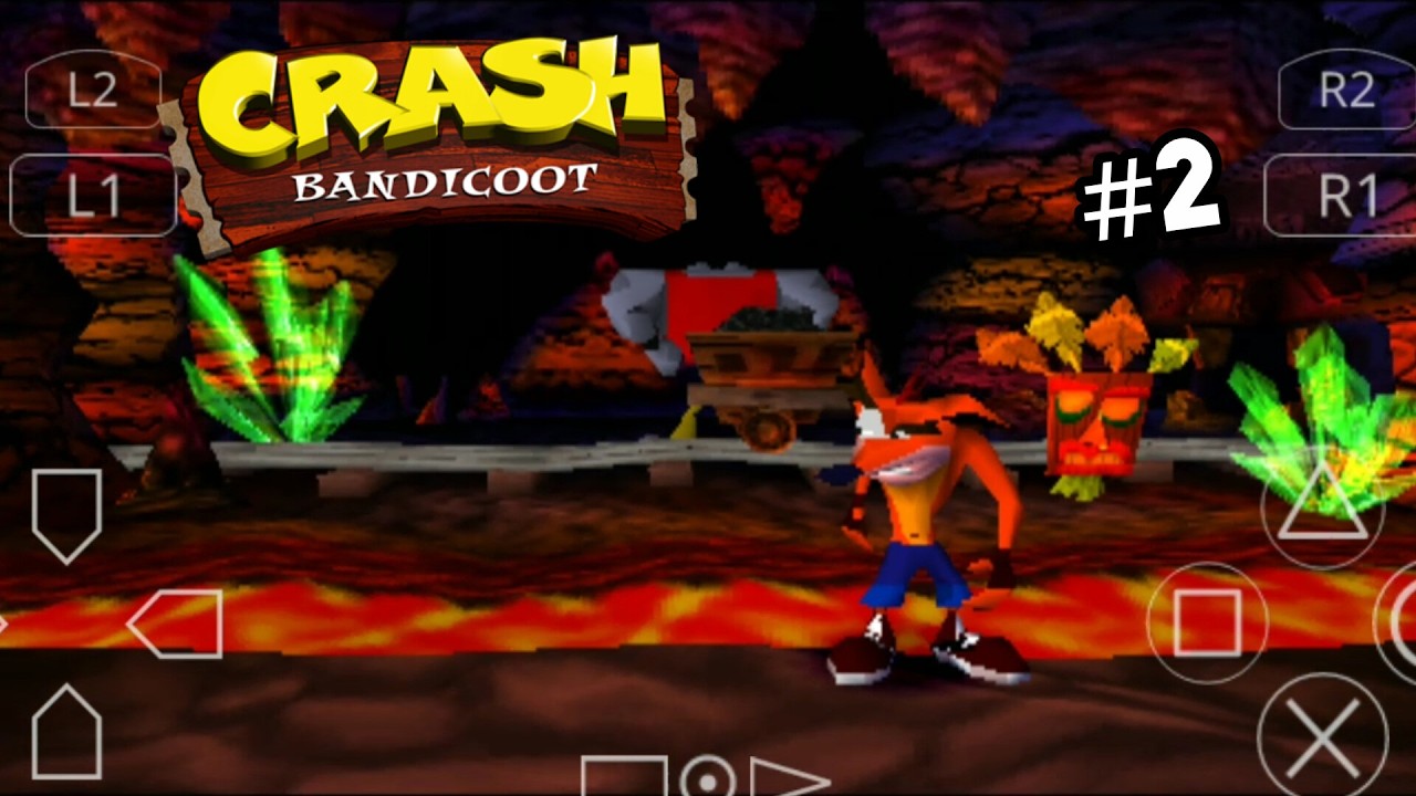 Crash Bandicoot PS1 Gameplay #2 | Ripper Roo & Koala Kong Boss Fights!