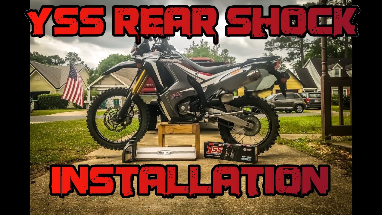 How To Install YSS Rear Shock ||  Honda CRF250L Rally Suspension Upgrade Tutorial
