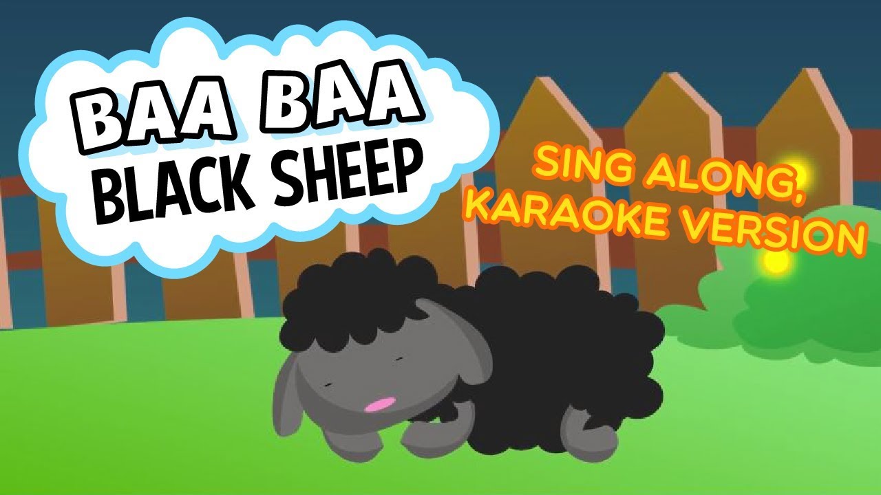 Karaoke Baa Baa Black Sheep Kids Song | Nursery Rhymes | Childrens Song Sing a long