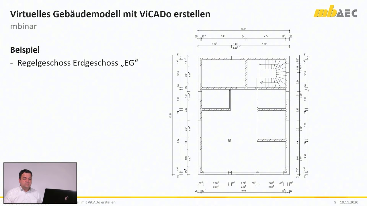 mbinar - A|VG Virtuelles Gebäudemodell mit ViCADo.arc/.ing erstellen