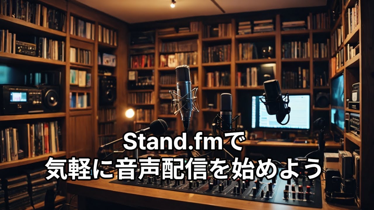 初心者のための音声配信Stand.fm始め方ガイド