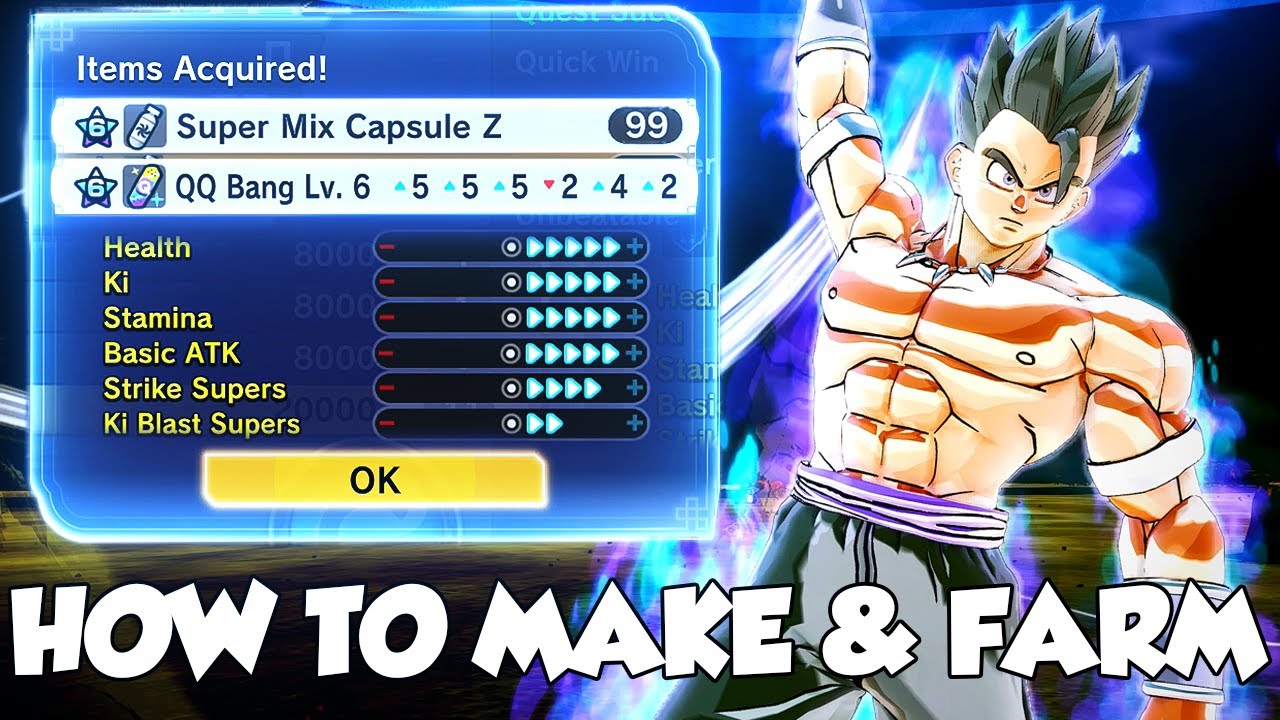 КАК СДЕЛАТЬ ЛУЧШУЮ ЧЁЛКУ QQ НА 6 ЗВЕЗД В Dragon Ball Xenoverse 2