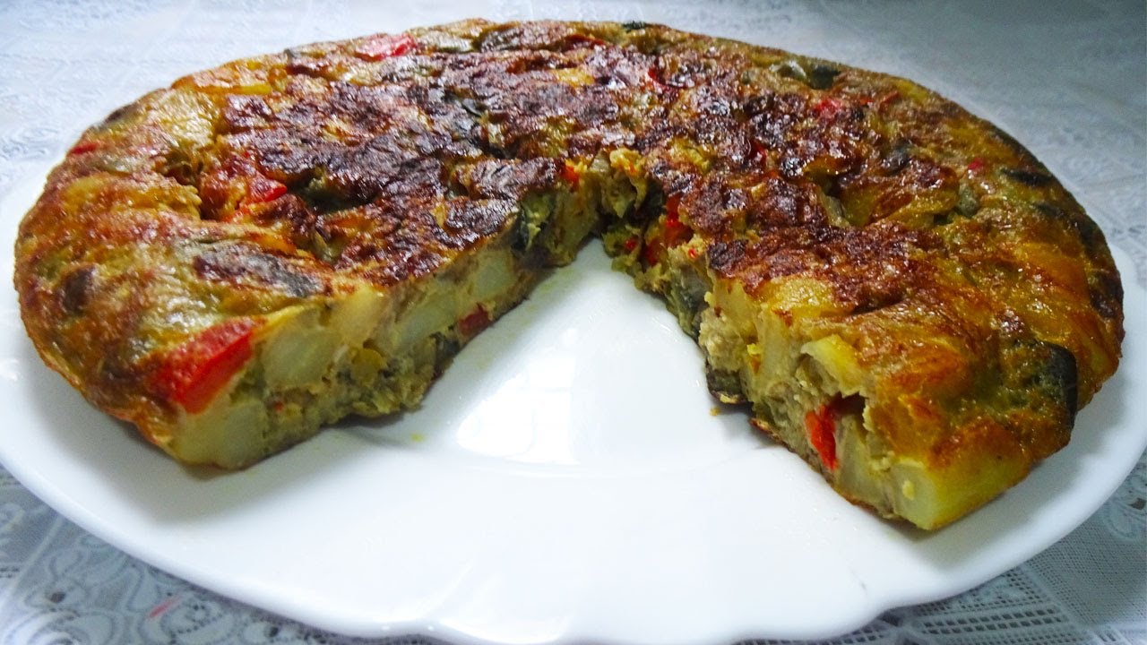 TORTILLA DE VERDURAS | RECETA FÁCIL
