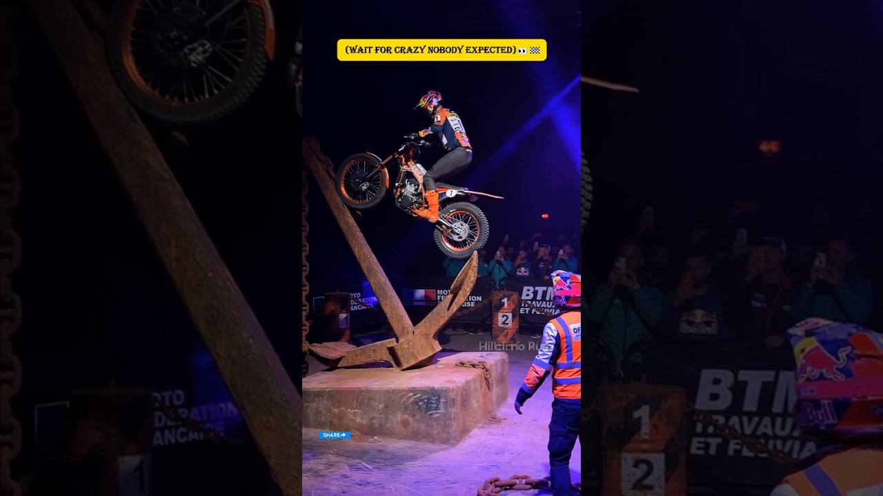 The Most INSANE Obstacle Course in Trials History! ⚓🏍️#trials #mototrial #xtrial #indoortrials