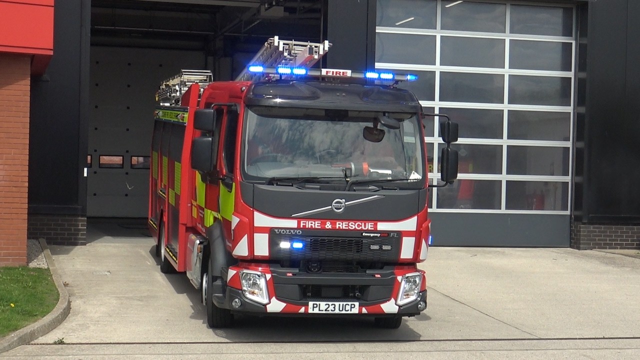 Fleetwood First Pump Turnout | Lancashire Fire & Rescue Service
