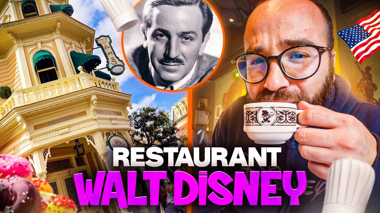 UN LIEU MYTHIQUE À DISNEYLAND PARIS (Walt, an American Restaurant ) 🇺🇸