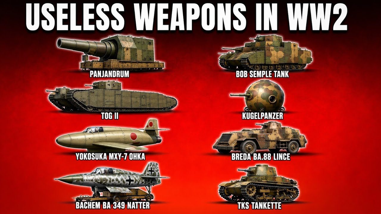 The Most Useless Weapons Ever Made in WW2.