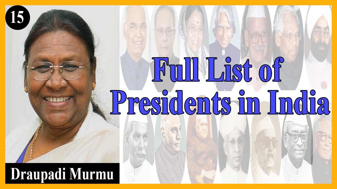 List of All Presidents of India 1950 to 2022 till date| Indian President list details Summary|
