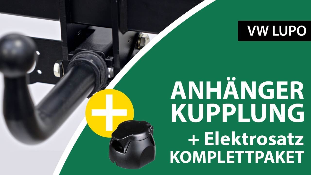 Anh&auml;ngerkupplung abnehmbar VW LUPO  | AUTO-HAK Komplettsatz + Montage von Rameder