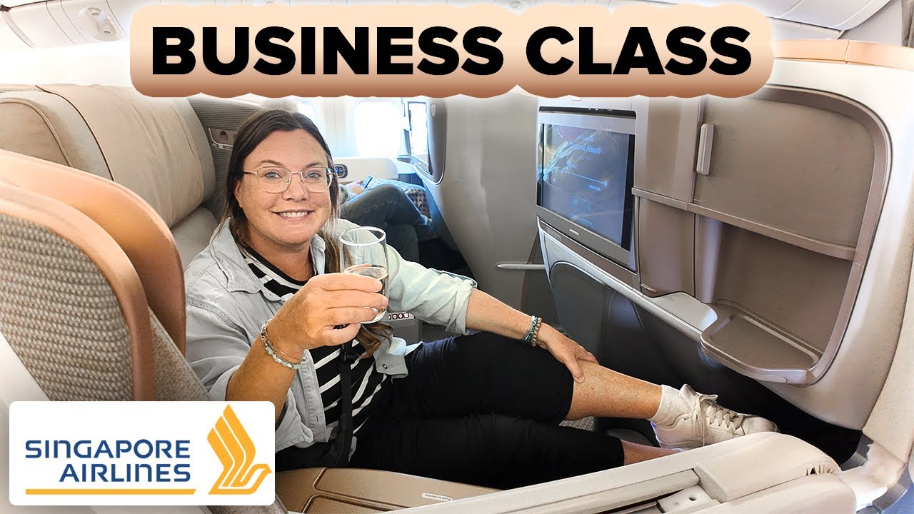 This is What Flying Business Class on World's Best Airline is Like ✈️ Singapore Airlines FRA to JFK