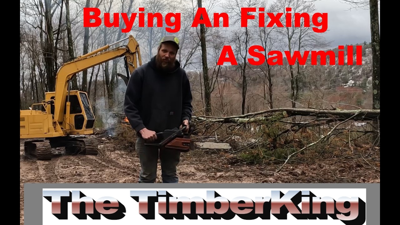 Buying , fixing, and setting up an auction Sawmill. Timberking B20