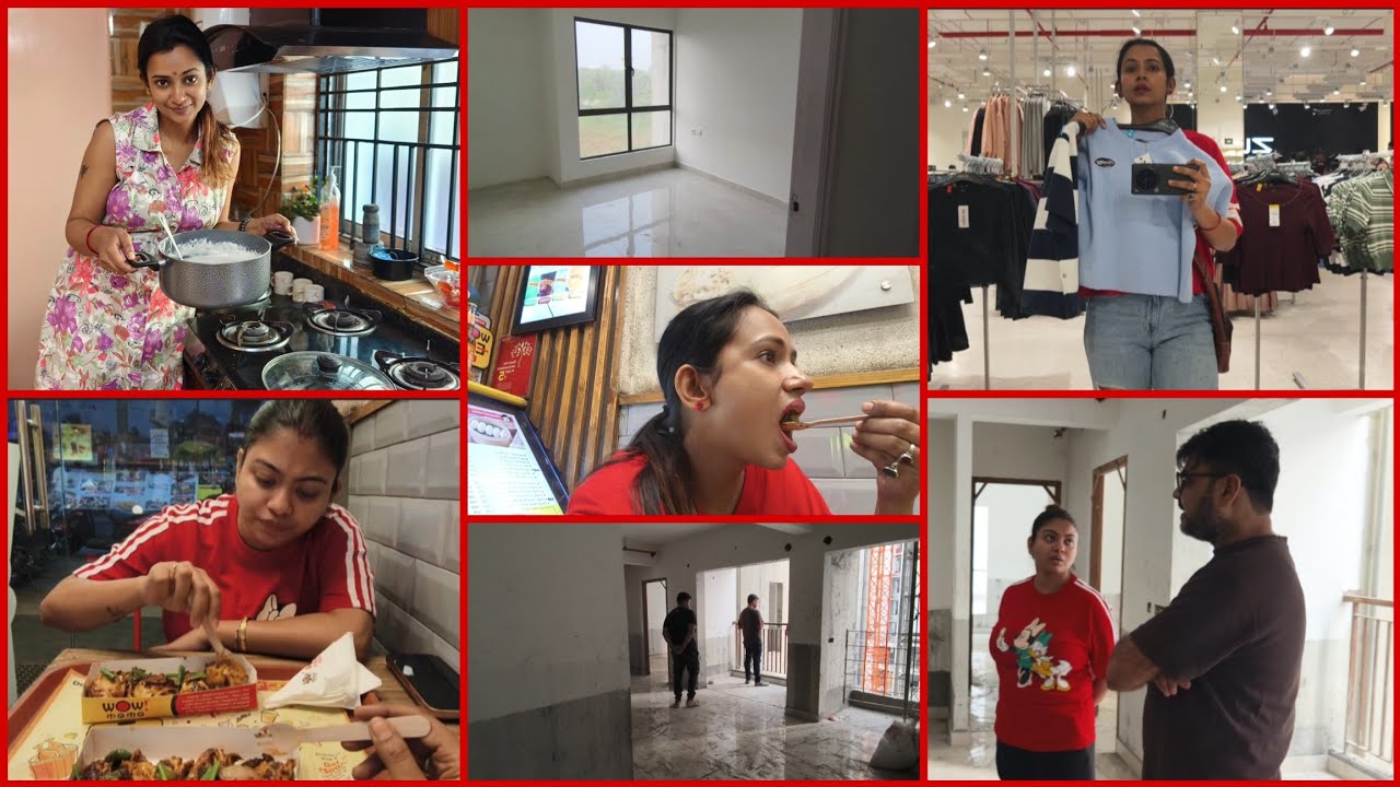 নতুন flat দেখতে গেলাম 😍এতো Comments পাচ্ছি 😊 #banglavlog #mouvlogs 