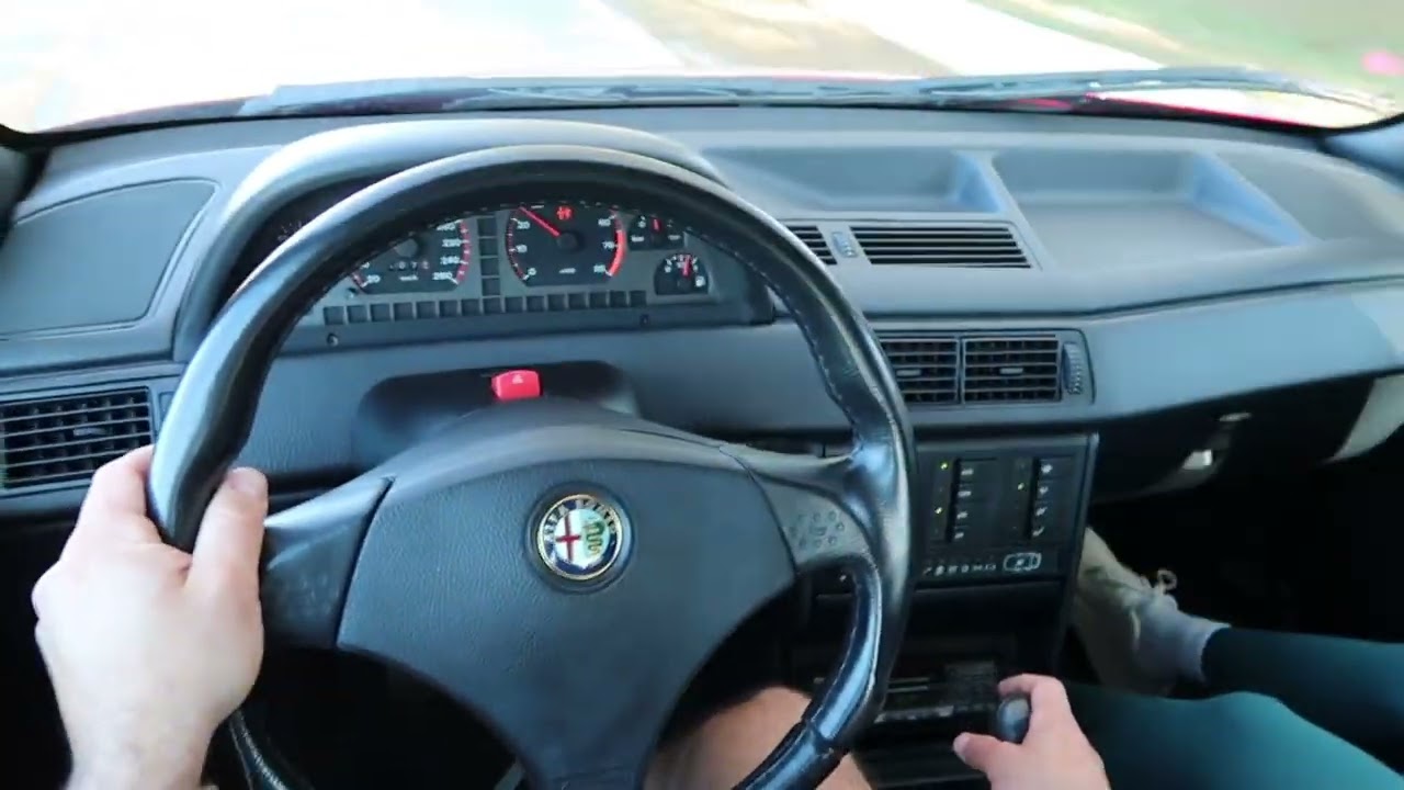 1997 ALFA ROMEO 155 V6 2.5 SOUND AND ACCELERATION