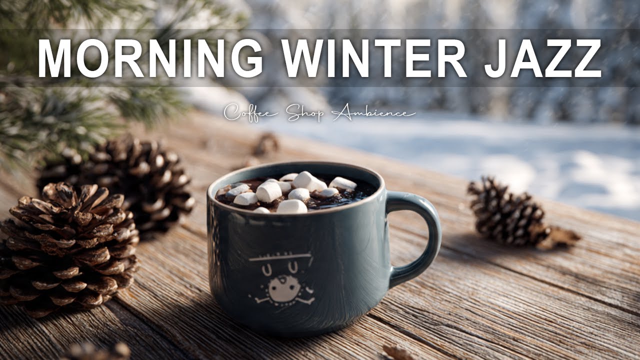 Morning Winter Jazz ☕ Bossa Nova Instrumental and Relaxing Jazz Cafe Music for Studying.