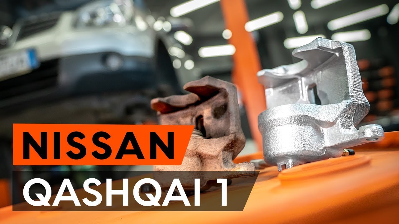Så byter du bromsok fram på NISSAN QASHQAI 1 (J10) [GUIDE AUTODOC]