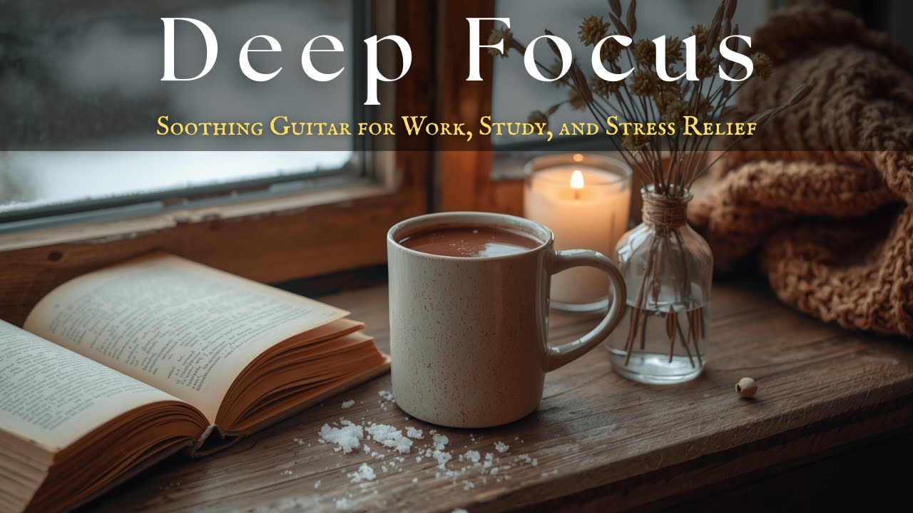 Acoustic Guitar for Deep Work - Atmospheric Instrumental Melodies to Help You Stay Focused and Calm