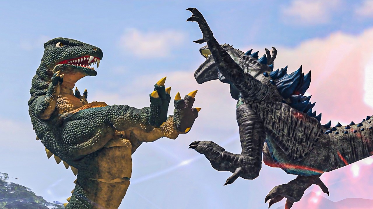 GOROSAURUS VS ZILLA! | Titan Bash
