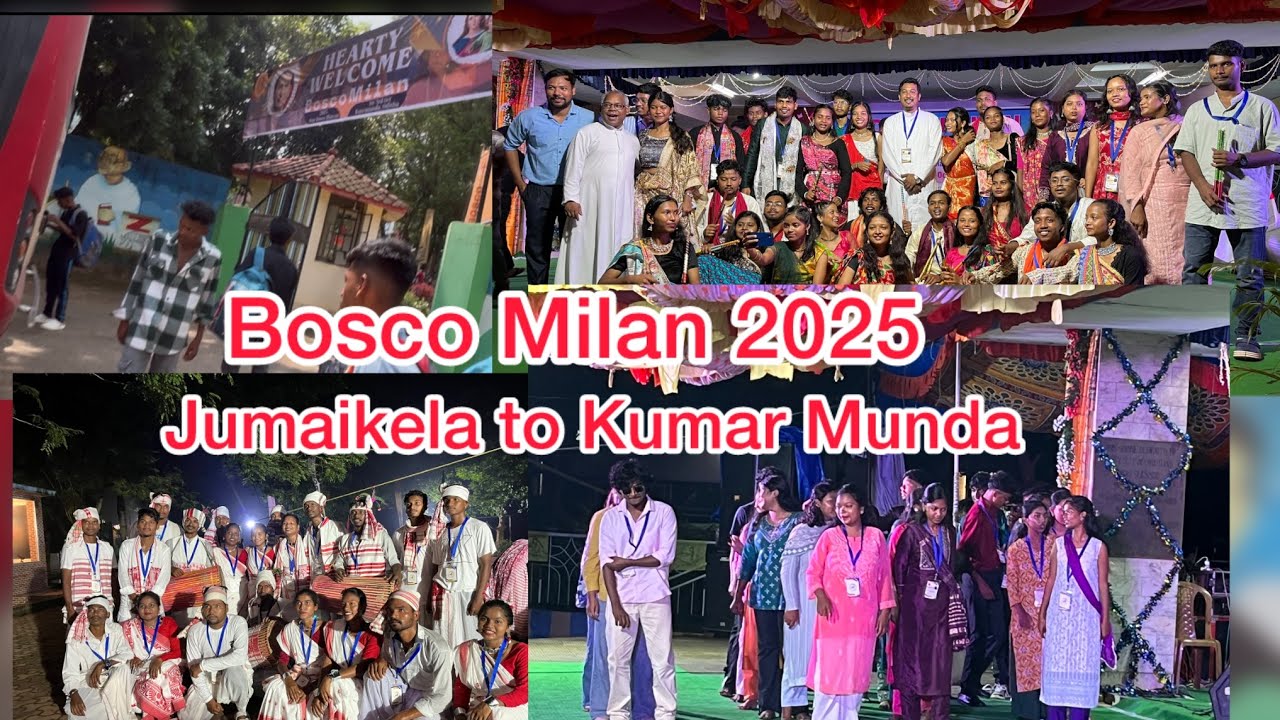 Bosco Milan 2025 ( jumaikela to Kumarmunda )#viralvideo #jumaikela #vlog 