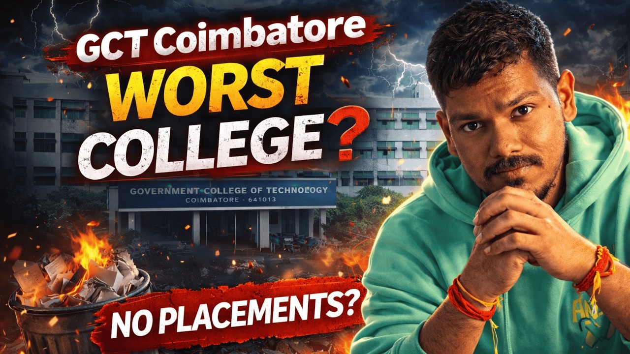 GCT Review 🔥 Low Fees + High Placement ah? 😳GCT Coimbatore 😳 Cutoff, Placement, Hostel, Fees Tamil 🔥