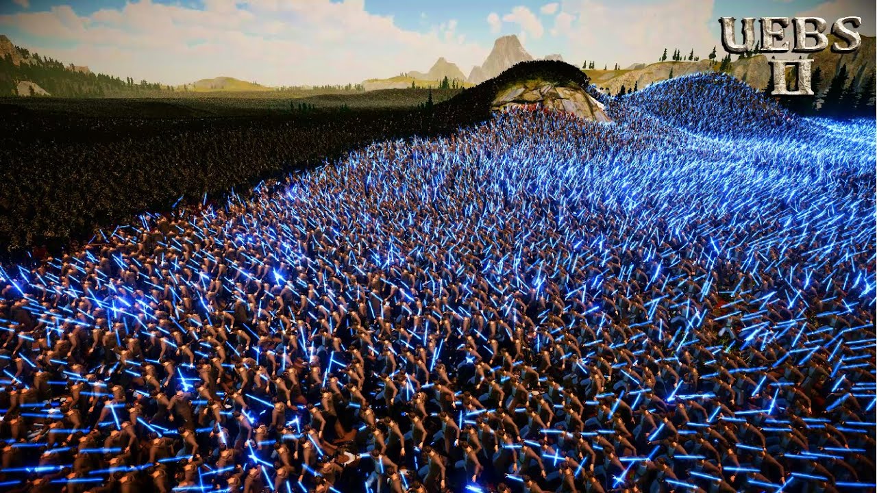 1,200,000 JEDI KNIGHTS & NINJAS vs 3,000,000 NURGLE CHOSENS | Ultimate Epic Battle Simulator 2
