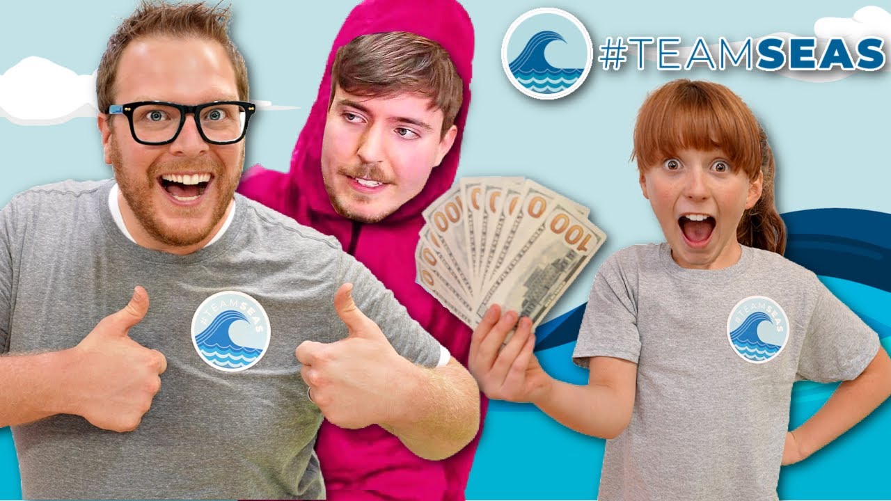 Playing Squid Game In Real Life with MrBeast #TEAMSEAS Challenge