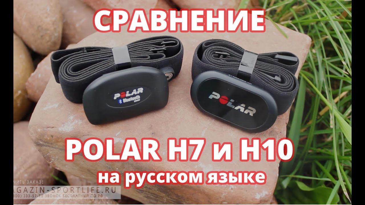 Сравнение POLAR H7 и POLAR H10 (нагрудный пульсометр)