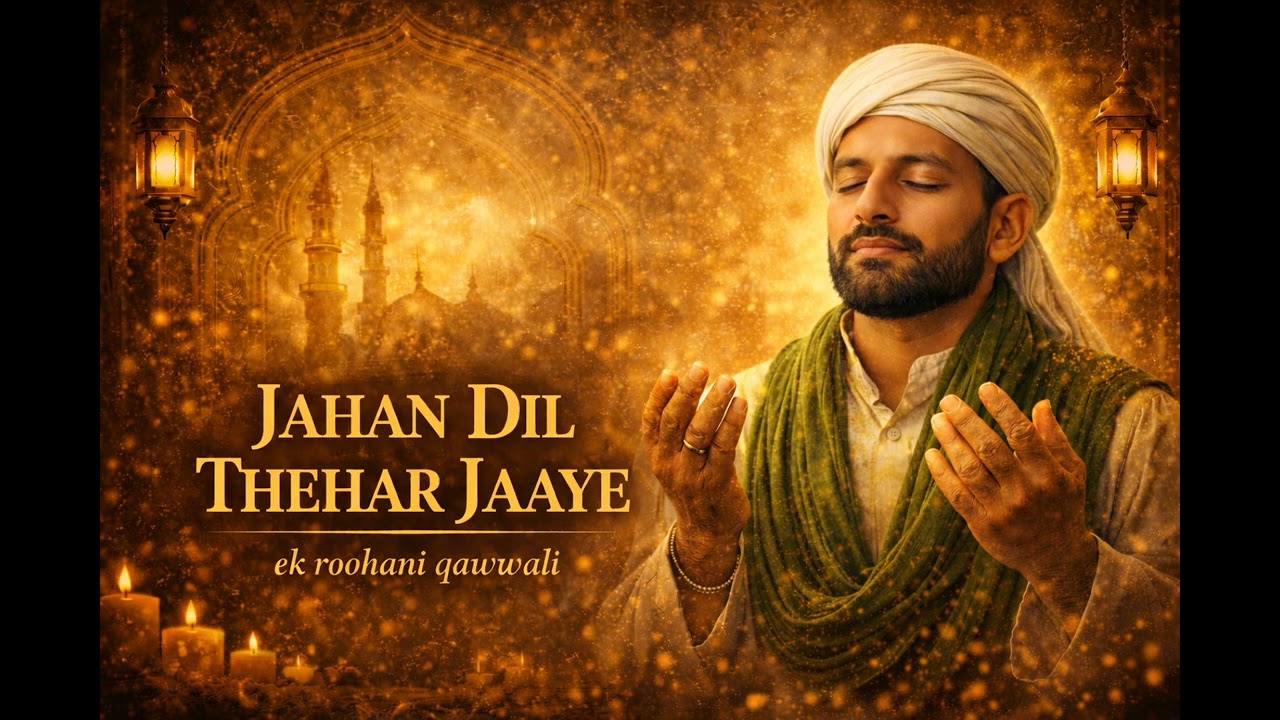 JAHAN DIL THEHAR JAAYE | JAHAN DIL RUK JAAYE | Sufi Qawwali | Sukoon Bhari Qawwali