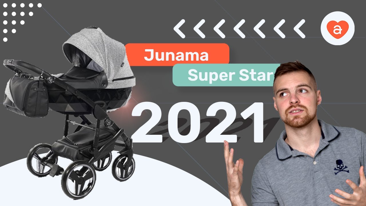 Junama Superstar детская коляска. Видео обзор коляски Юнама Суперстар