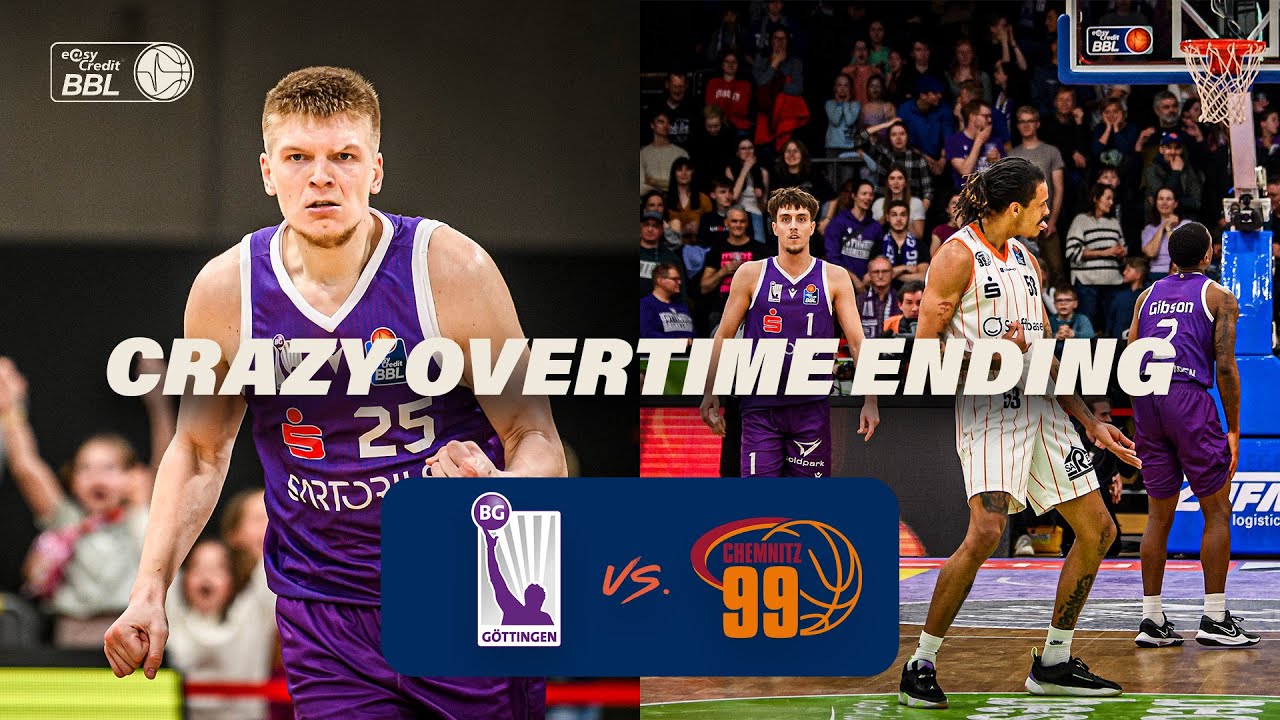 CRAZY OVERTIME ENDING 😱 | BG Göttingen vs. NINERS Chemnitz | 21.04.2024