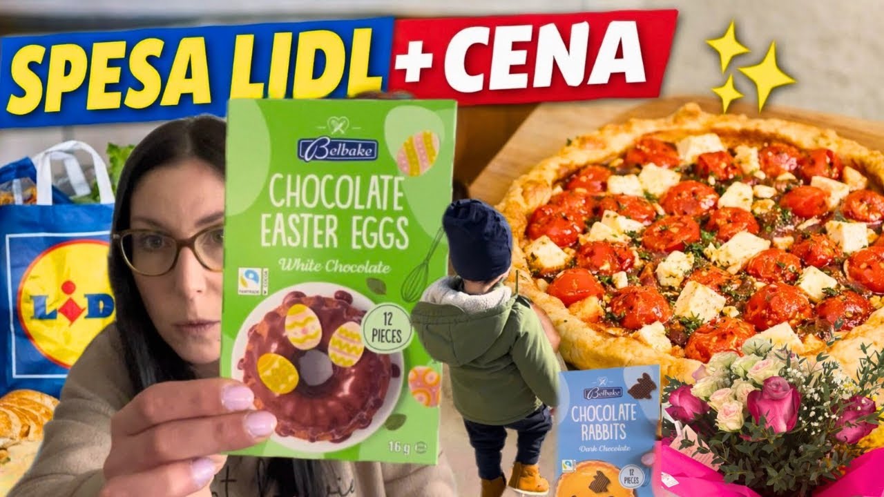 Svuota la Spesa Lidl 🛒 CUCINO con quello che compro 🍅🧀 | Vlog settimanale & trucchi 🌺fiori 🌸