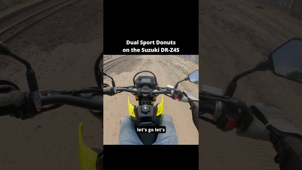 Двойные спортивные пончики на Suzuki DR-Z4S