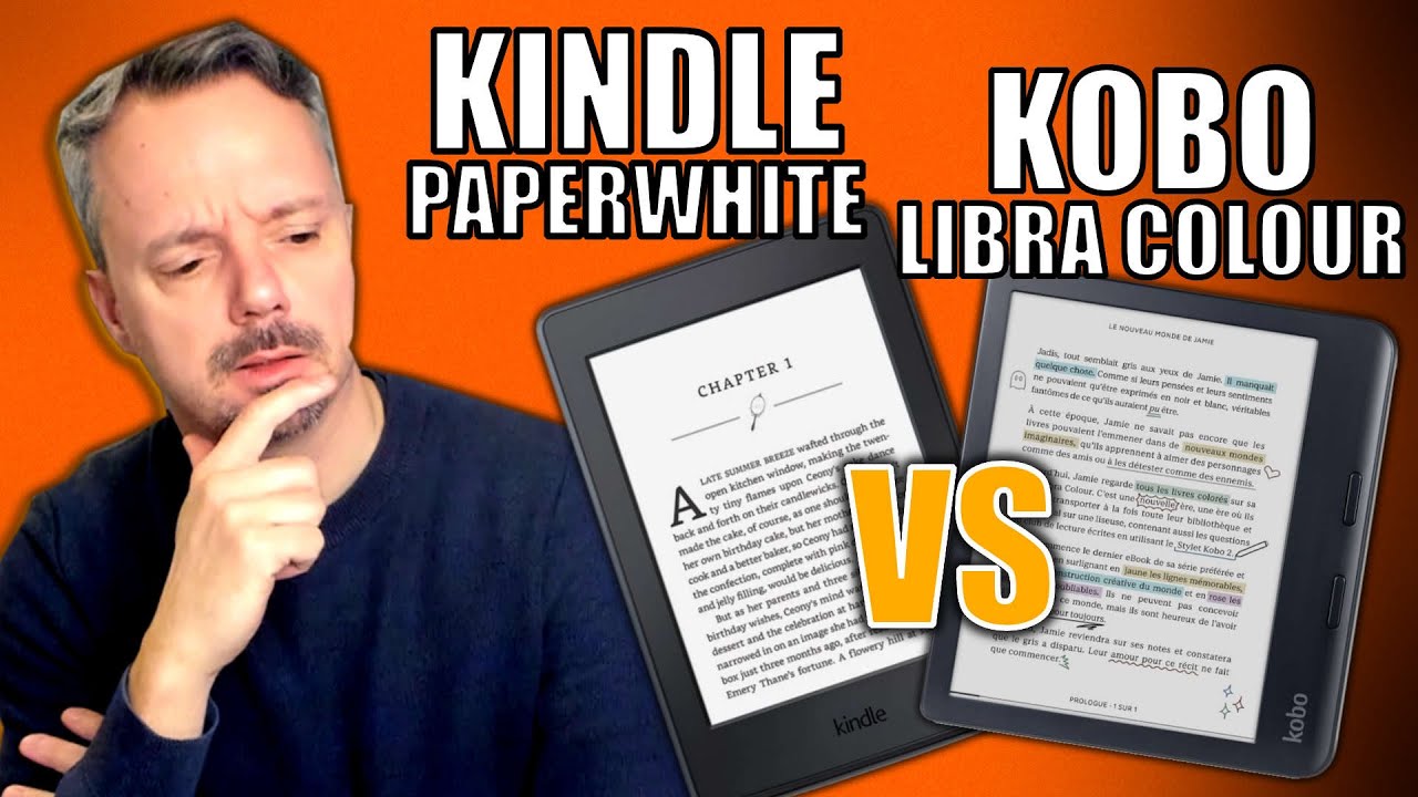 Kobo Libra Colour ou Kindle Paperwhite : quelle liseuse choisir ?
