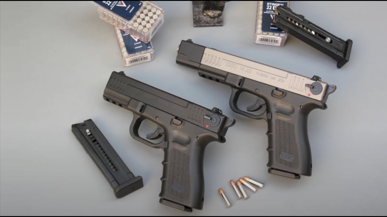 Pistolets ISSC M22 Standard & Target - Calibre .22 Long Rifle