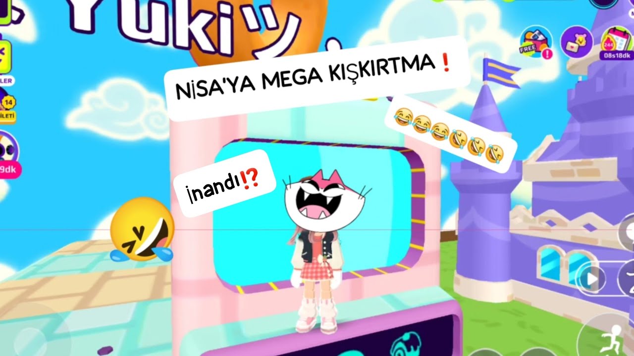 NİSA'YA MEGA KIŞKIRTMA🤣 ❗ㅣİNANDI⁉️ㅣ#pkxd