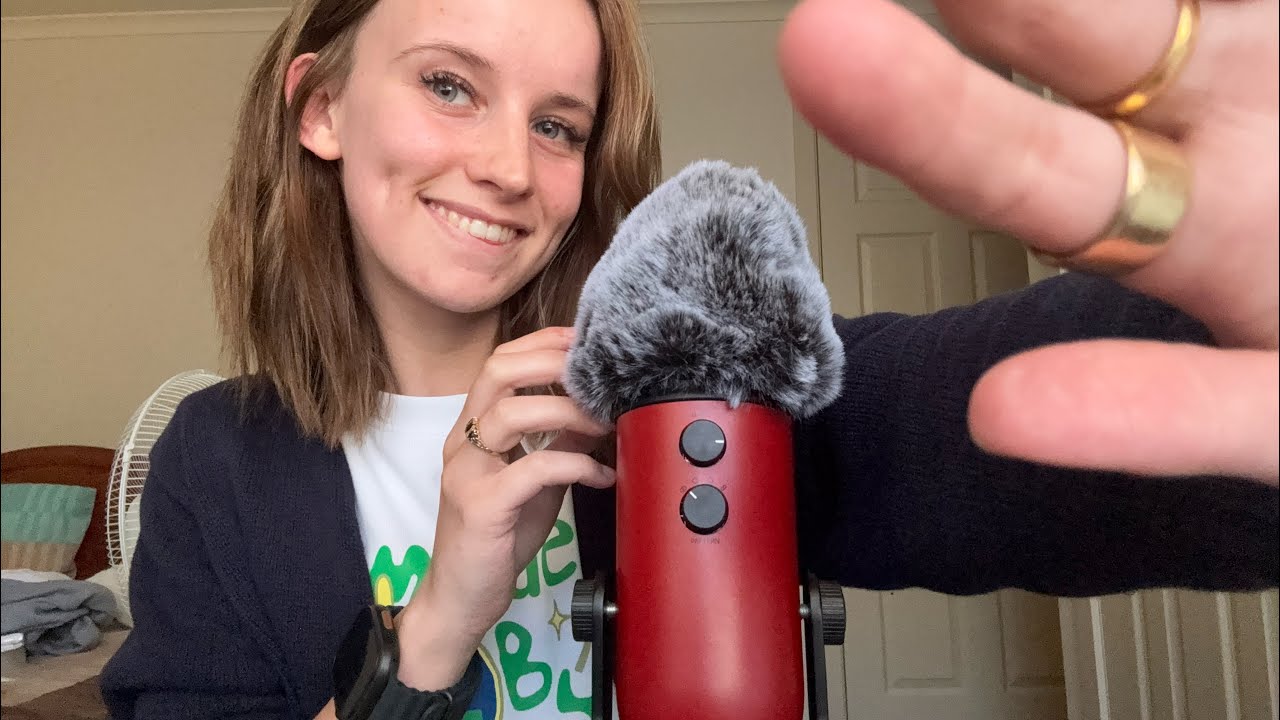 ASMR Relaxing Affirmations for Deep Sleep with Hand Movements and Close Tingly Whispers