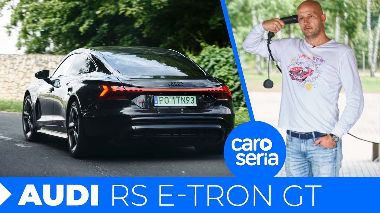 Elektryczne Audi RS e-tron GT, czyli zaraz odwiozą mnie do Tworek! (TEST PL 4K) | CaroSeria