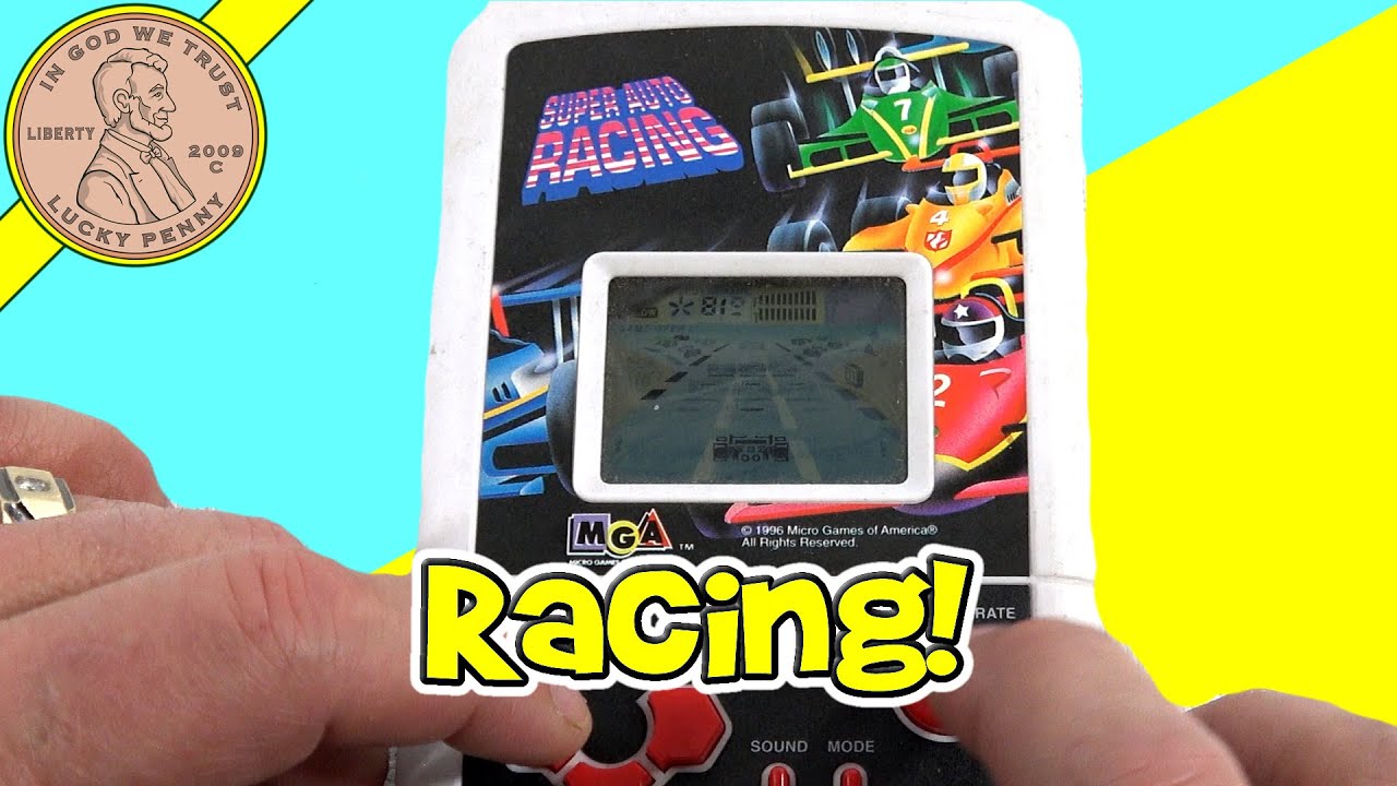 Портативная игра MGA Super Auto Racing 1996 г.