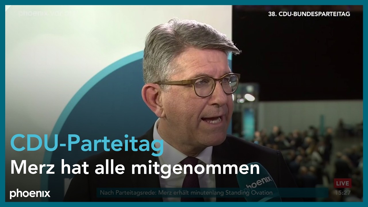 Wolfram Weimar beim CDU-Parteitag am 20.02.26
