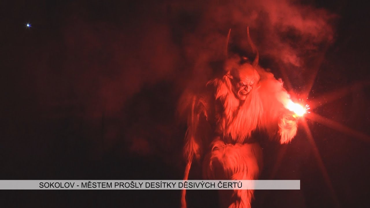 Sokolov: Městem prošly desítky děsivých čertů (TV Západ)