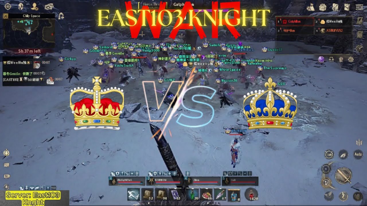 NightCrows  NONSTOP CAVE WAR [RedCrown VS BlueCrown]