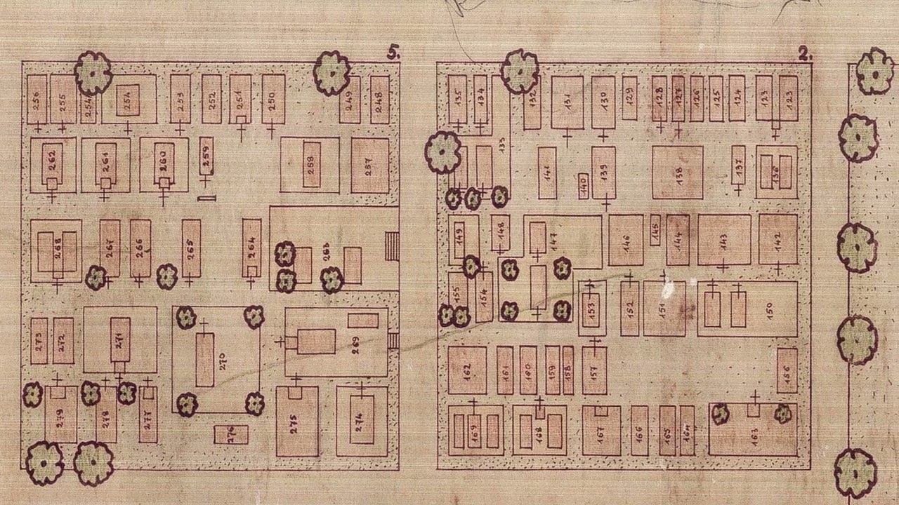 Białystok. Cmentarz ewangelicko augsburski (luterański) przy ulicy Wasilkowskiej. Plan 1934?