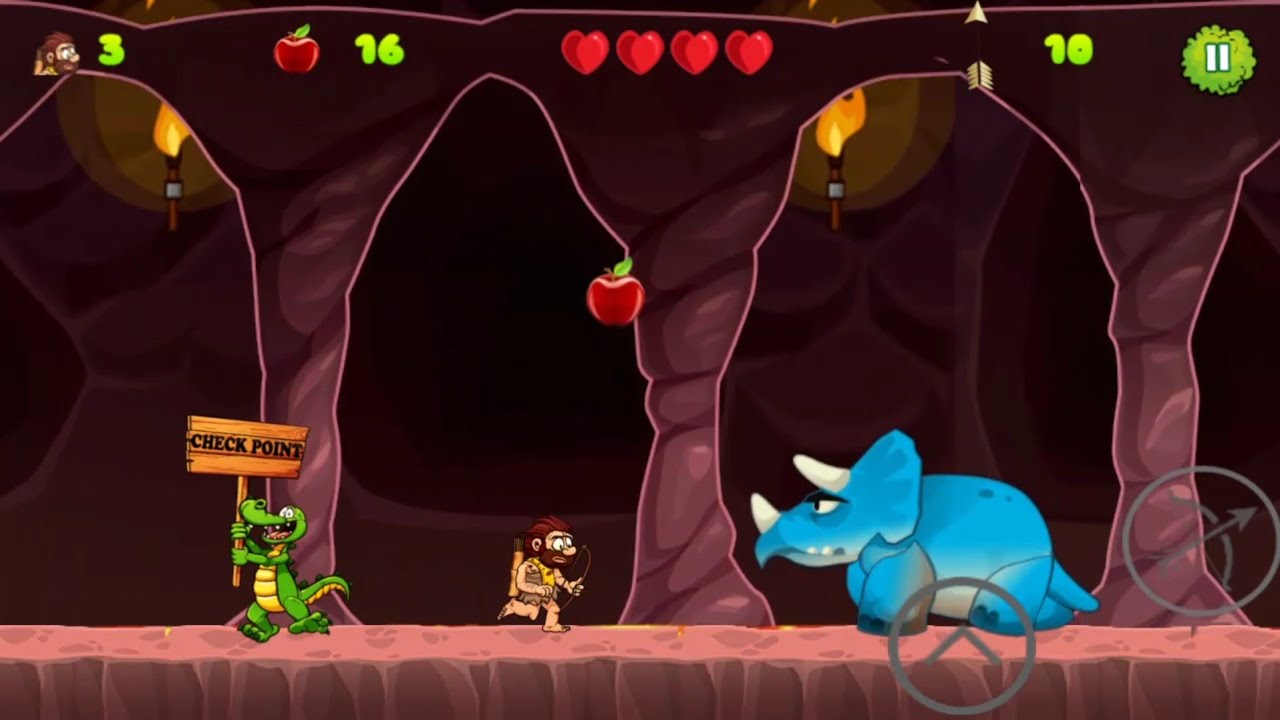 Caveman Adventure Gameplay - Level 12