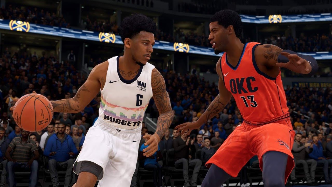 NBA LIVE 19 New Patch 1.16 - Oklahoma City Thunder vs Denver Nuggets - PS4 PRO Full Game - HD