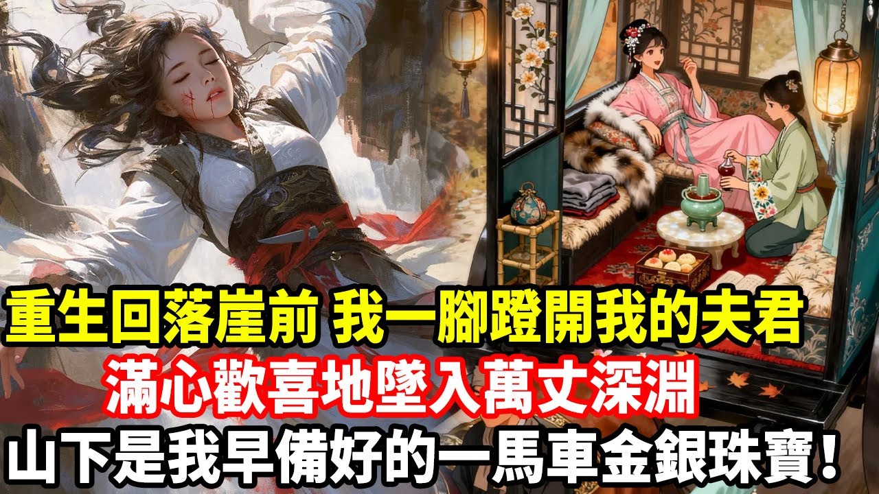 重生回落崖前，我一腳蹬開我的夫君，滿心歡喜地墜入萬丈深淵，山下是我早備好的一馬車金銀珠寶！