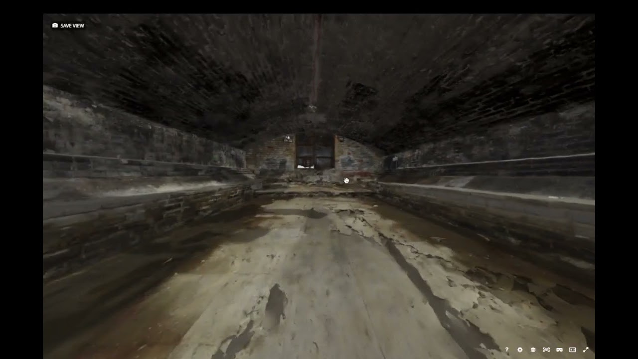 Virtual walkthrough of The Dungeons, Lea Bridge Road