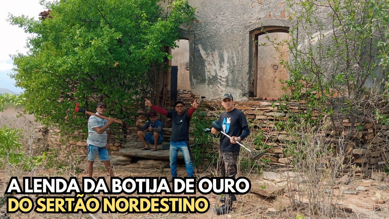 PROCURAMOS o OURO Enterrado no Casarão de PEDRA de 400 Anos | A Lenda da BOTIJA de Ouro.🌵EP-02
