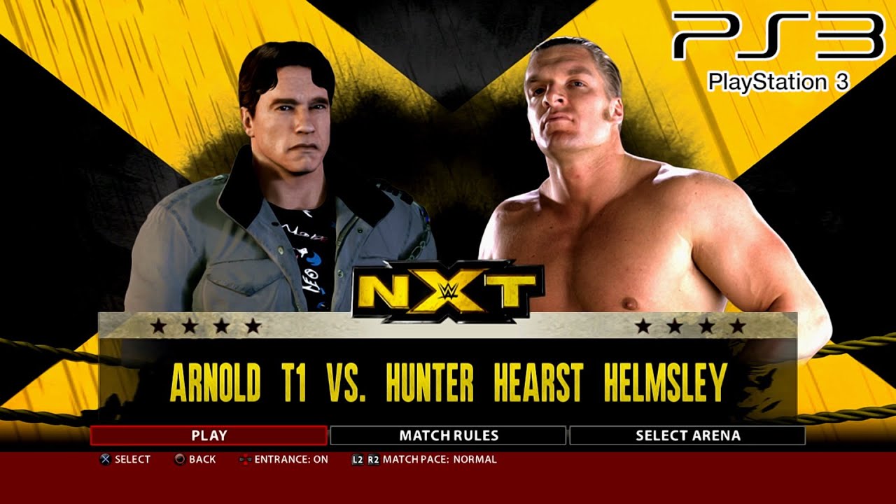 WWE 2K16 PS3 - Arnold T1 VS Hunter Hearst Helmsley - KO Match [2K][mClassic]