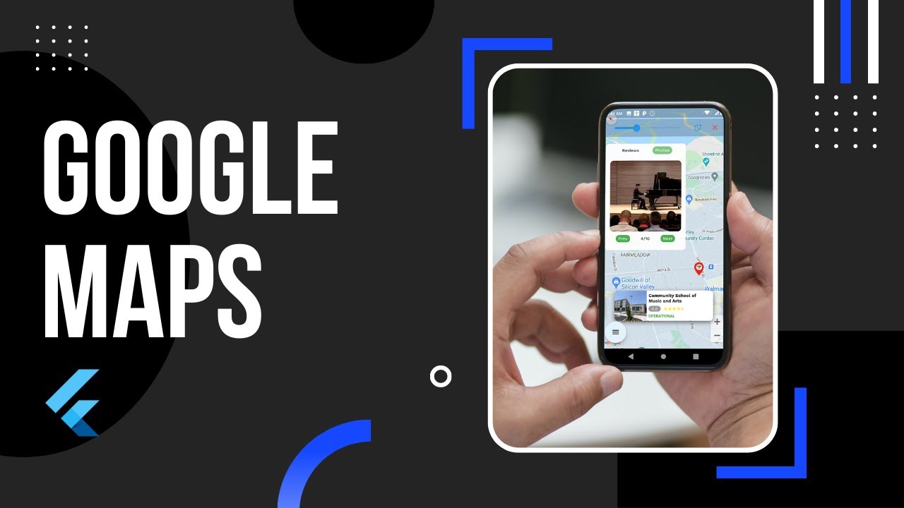 Flutter - Google Maps ft. Nearby places, polylines, directions and more...