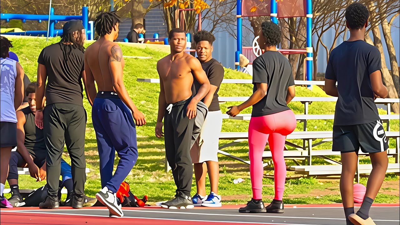 Playing Basketball with a BBL In the Hood!